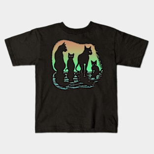 The Cats Shadows Kids T-Shirt